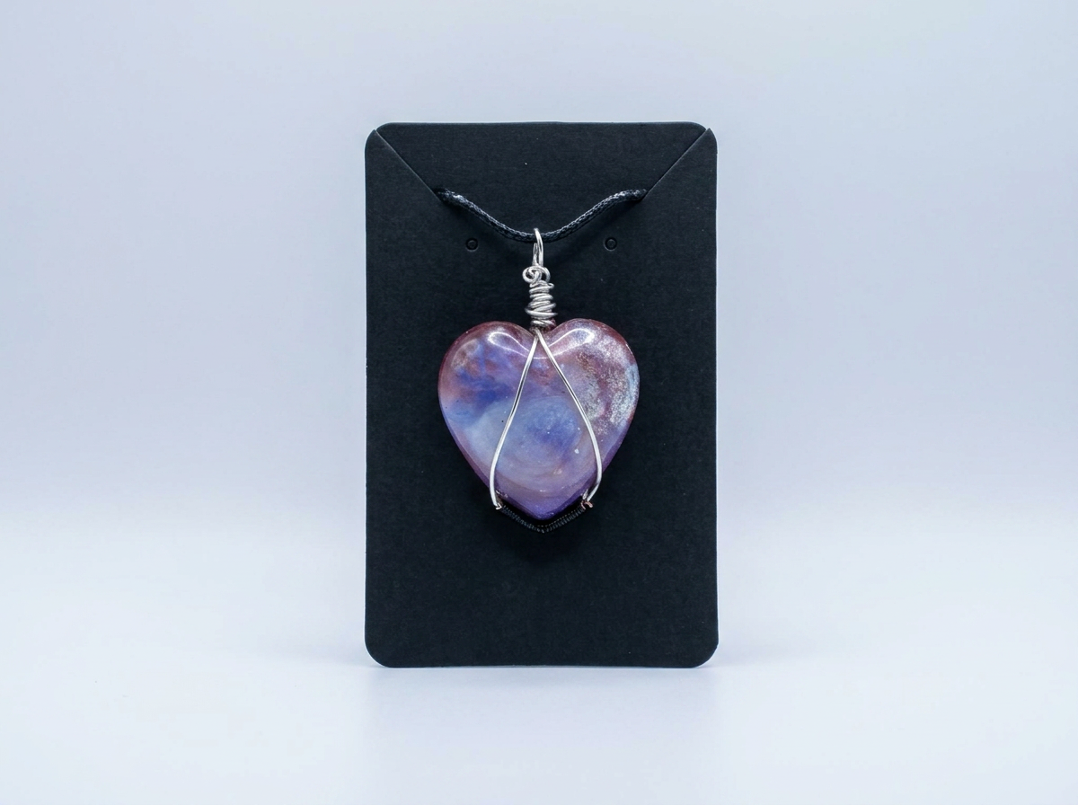 ❤️Velvet Alchemy: Love Spell Heart Charm Neckalce