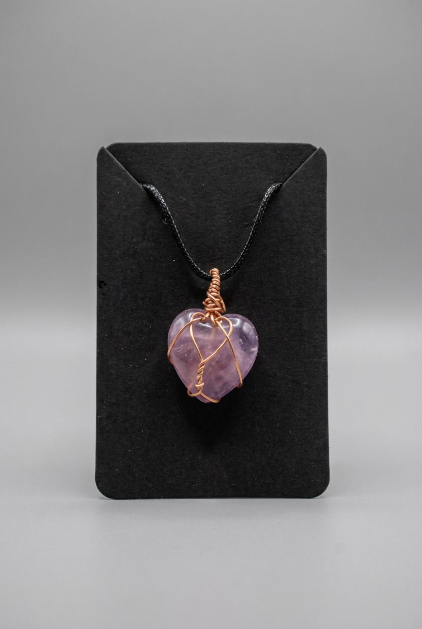 ❤️Velvet Alchemy: Love Spell Heart Charm Neckalce