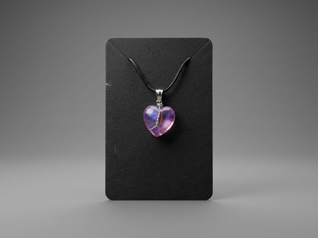❤️Velvet Alchemy: Love Spell Heart Charm Neckalce