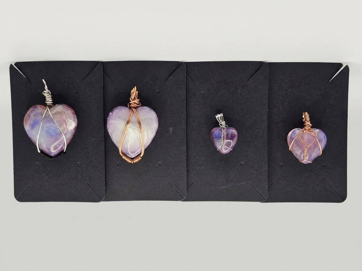 ❤️Velvet Alchemy: Love Spell Heart Charm Neckalce