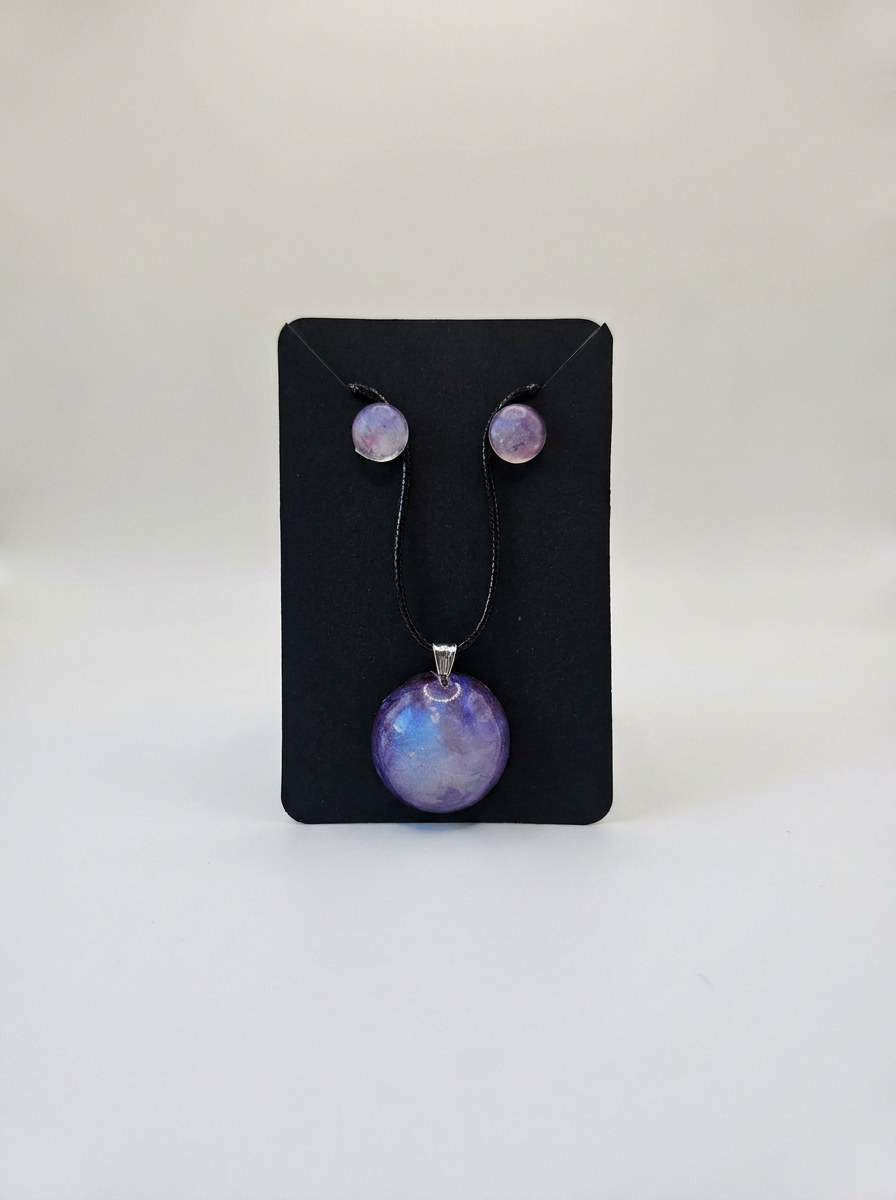 Velvet Alchemy: Lavender Dreamstone Jewelry Set