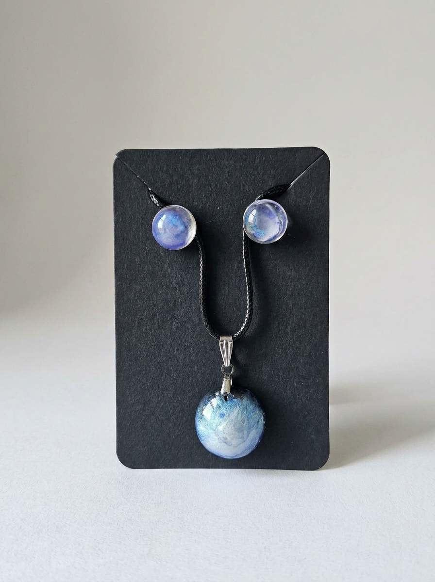Velvet Alchemy: Blue Moon Glow Jewelry Set