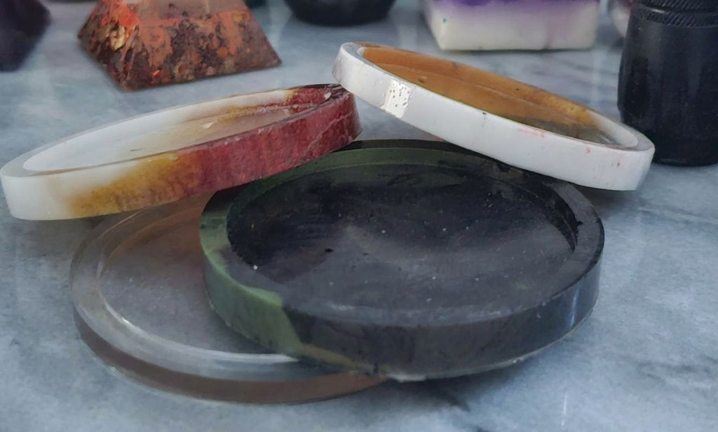 ✨ Velvet Alchemy: Celestial Resin Coasters