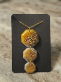 ✨ Velvet Alchemy: Gilded Eclipse Necklace