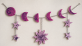 ✨ Velvet Alchemy: Lunar Phase Wall Hanging