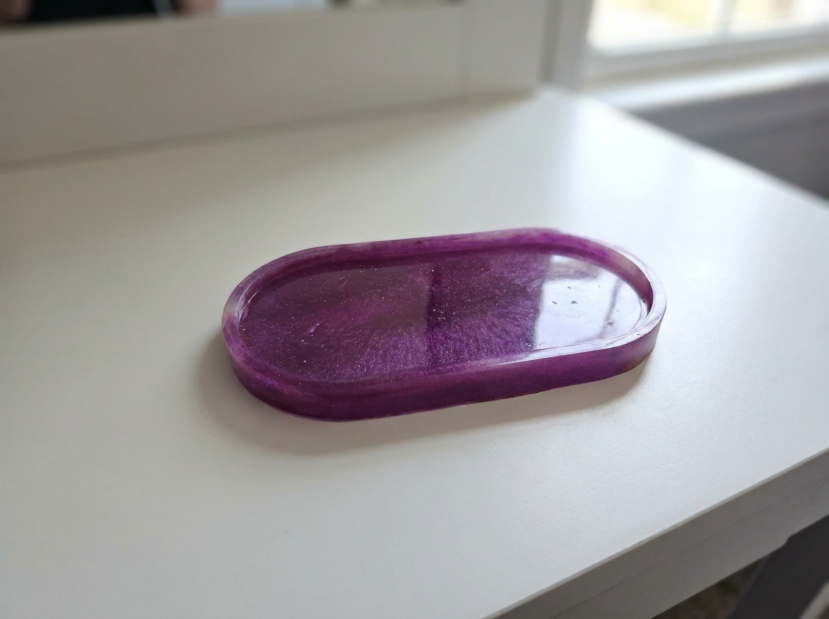 Velvet Alchemy: Amethyst Romance LOVE Tray Set
