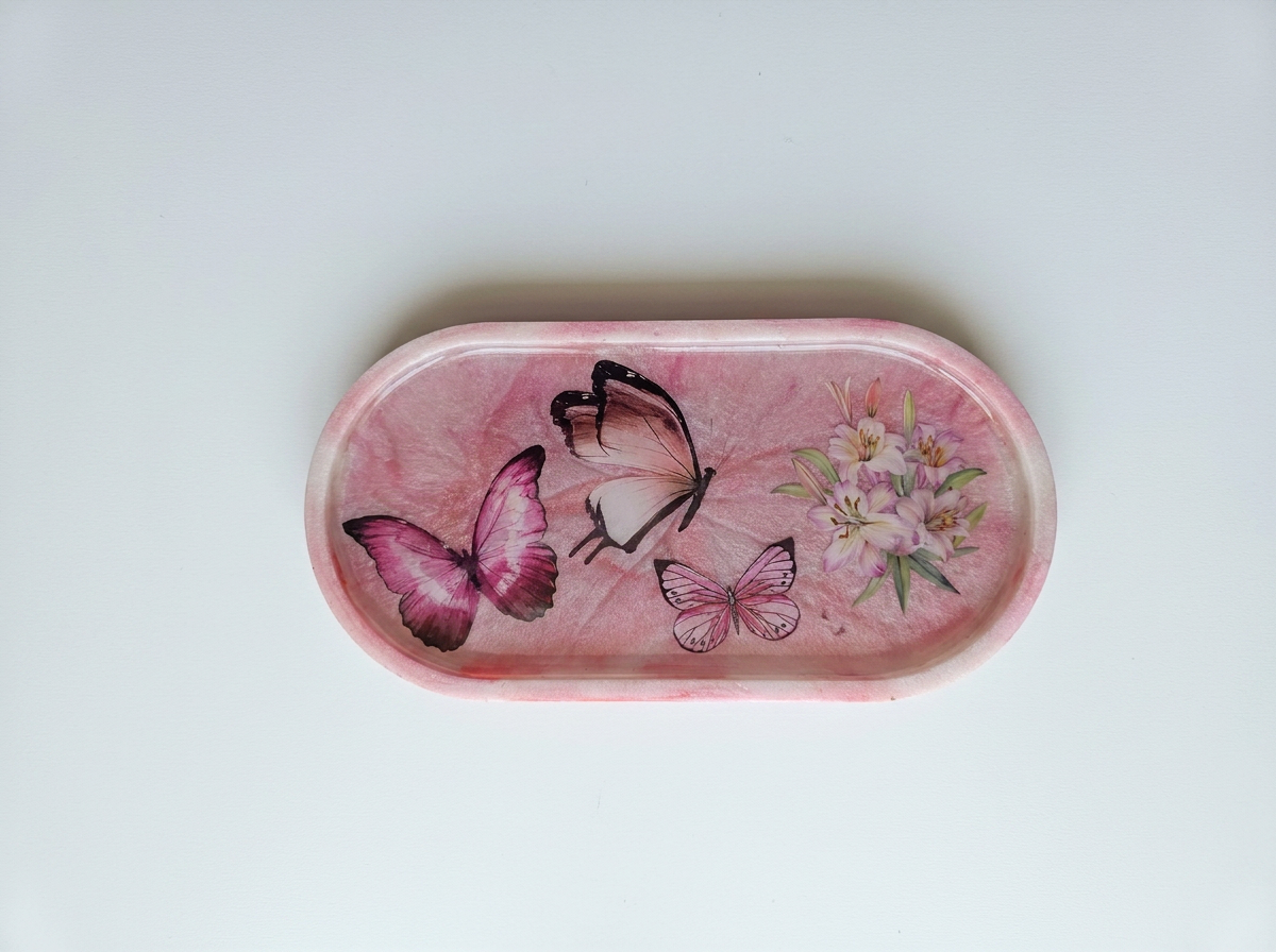 Blush Flutter LOVE Tray Set