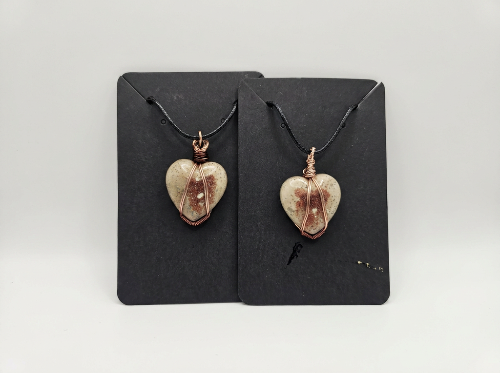 Desert Ember Heart Pendant