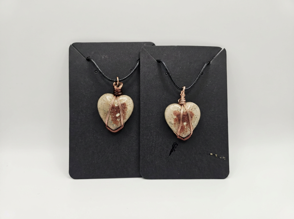 Desert Ember Heart Pendant