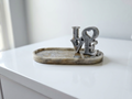 Velvet Alchemy: Stonewashed LOVE Tray Set
